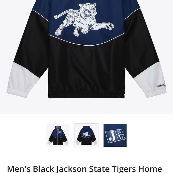 JSU WIND BREAKER MITCHELL&NESS THROWBACK JACKET - Picture 7 of 7